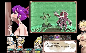 Four JAV Enchantresses Plunge into a Godforsaken Dungeon in a New Role-Playing Game! Watch the Sluts Luscious Curves as They Navigate the Perilous Territory!
