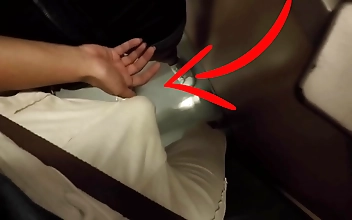 Horny MILF Can t Resist My Stroking on Subway - You Won t Believe What Happens Next!