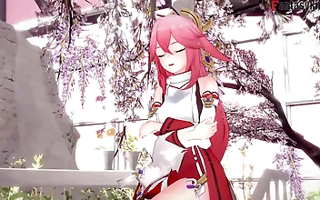 Yae Mikos Luscious Sucking and Mind-Blowing Fucking in Full POV - Genshin Impact on PTRN and Sheer Fantasyking3