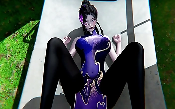 Embrace the Lush Charm of Ji Yingying and Her Infernal H Game Exclusive on Girlfriend 2K