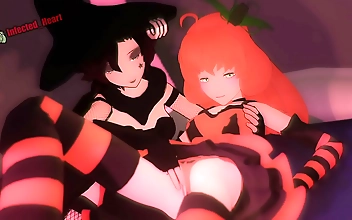 JAV Girls Ruby and Penny Can't Resist Each Other Before the Costume Party! Enjoy their Luscious Beauties and Steamy Chemistry! Must-Watch Hentai!