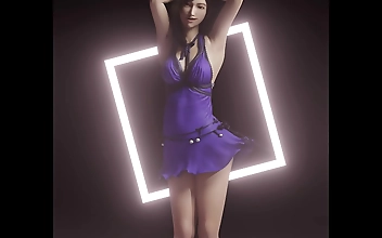 Naughty Tifa's Erotic Dance Routine #2 - Watch Her Enchanting Moves Now!