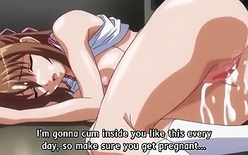 British Slut Teacher Fucks Her Students Raw in Classroom ⁑ JAV Uncensored Hentai with Subtitles
