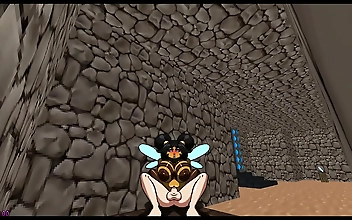 JAV Hentai Game PornPlay Ep1: Luscious Futanari Heroine Saves the Day with Hot Monster Girl Fuckfest