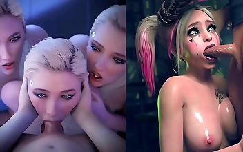 Witness the Luscious Pixzuri Goddess in Blender SFM Music Video