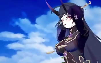 Pink Cat-Lei Luyas Luscious Harem Party with Rita, Silly Goose, and Big Duck Duck at Shibaos Private Pool