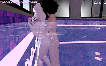 Unleash Your Desires with This Luscious Sluts Wet Pounding Session in the Pool