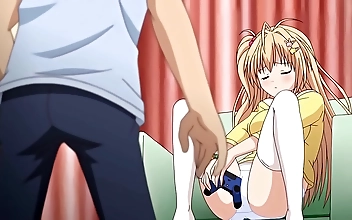 I Can't Believe MyStepSis Is This Horny!Caught Her Playing With Herself With MyControllerWhile WatchingHentai