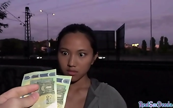 JAV Princess with Small Boobs Gets Cash for Hot Head