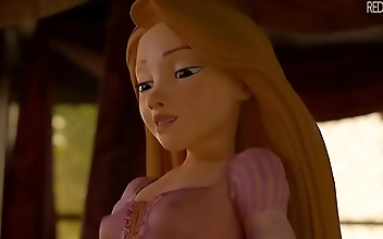 Busty Rapunzel's Luscious Hair Reveals Her Wild Side ~ JAV Miyabi
